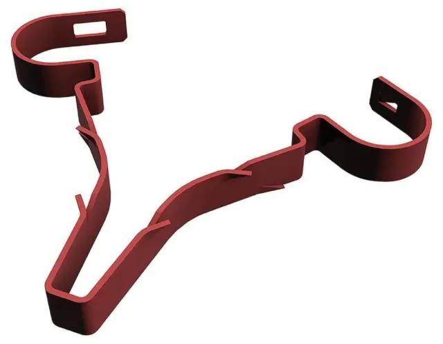 Clip cervo Safe-D, doppio cavo, 8-10 mm, rosso, confezione da 100 - SD-STAG8TR/100
