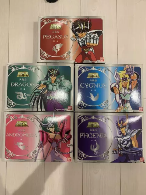 Saint Seiya Figure Pegasus Dragon Shiryu Cygnus Hyoga Set Lot of 5