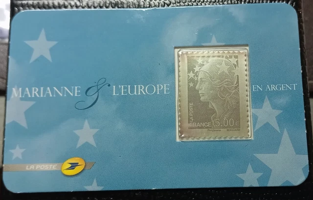 timbre Marianne en argent 999 millièmes Le timbre Marianne en argent 999 mililièmes - Collection