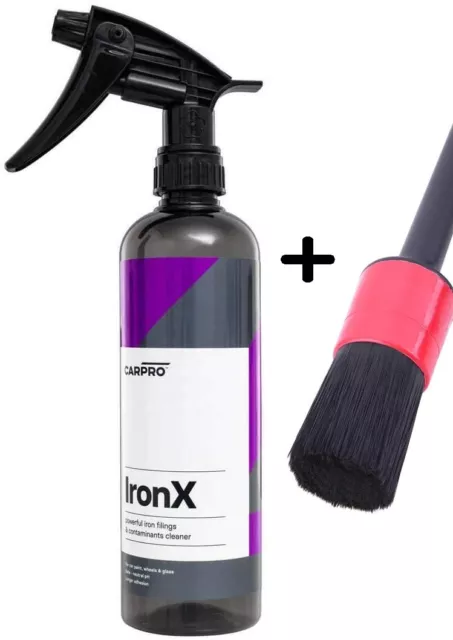 Carpro Iron X 500ml Flugrostentferner Felgenreiniger IronX lila + pinselchen