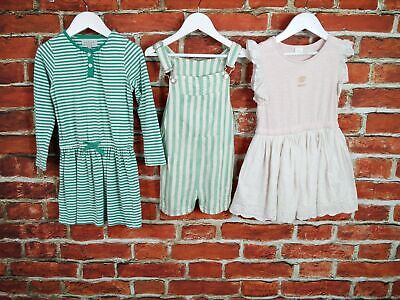 Girl Bundle Age 4-5 Years Zara Next M&S Pinafore Dress Summer Stripe Party 110Cm