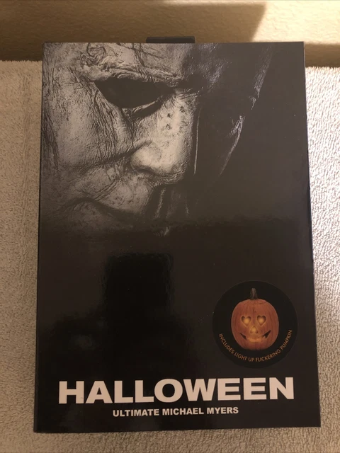 Halloween Ultimate Michael Myers 2018 Includes Light Up Flickering Pumpkin