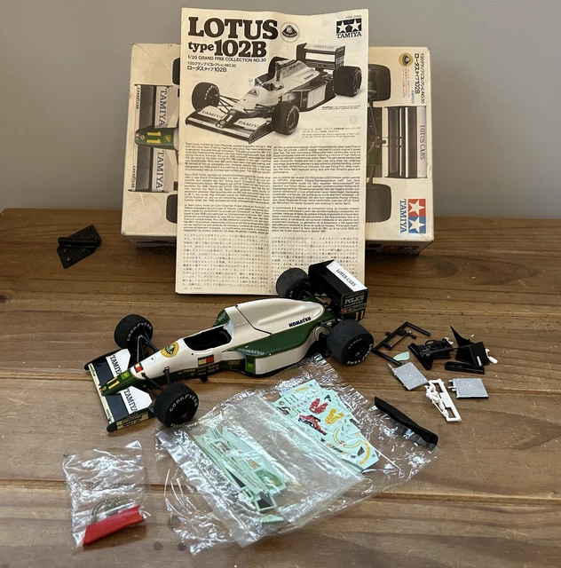 LOTUS: A Tamiya 1:20 scale Lotus type 102B plastic model kit - Price