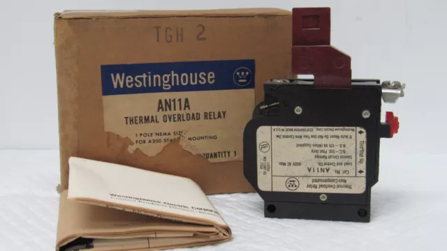 Westinghouse An11A Thermal Overload Relay