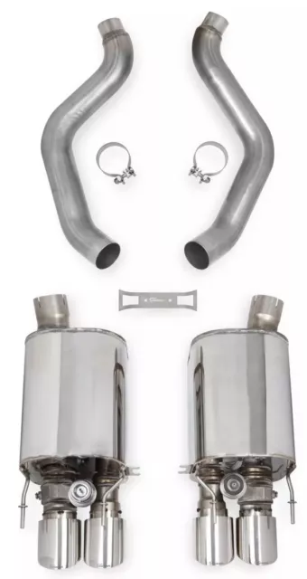 Hooker Blackheart 3.0" Axle-Back Exhaust System, 09-13 Corvette; 70401324-RHKR