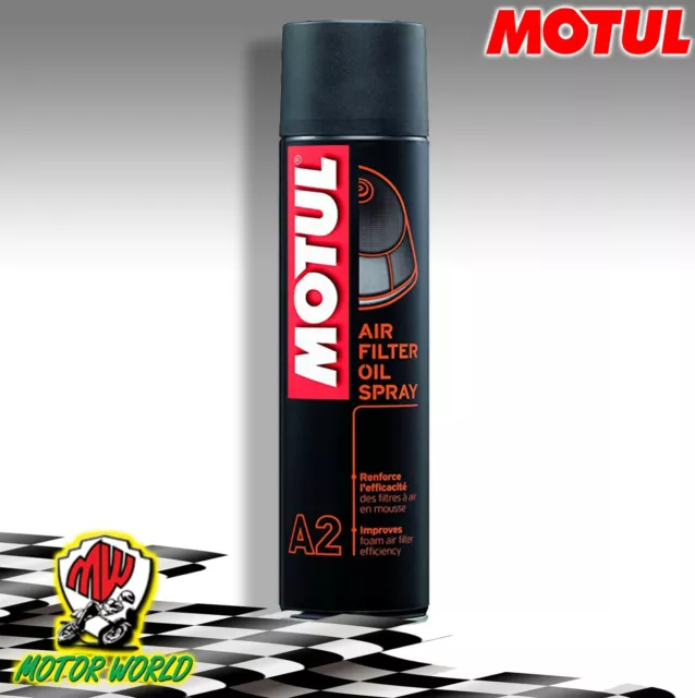 MOTUL A2 - Air Filter Oil Spray 0,400l Lubrifiant Spray Filtres Air En - Promo