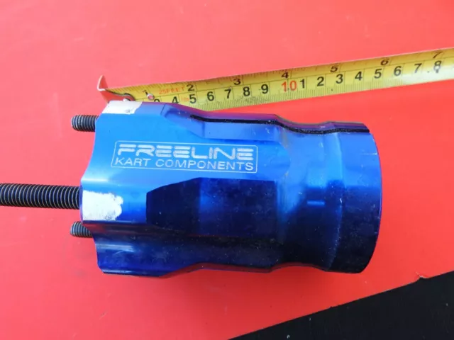 Kart racing  bargain 50x 100 blue anodized Freeline team hub  #15