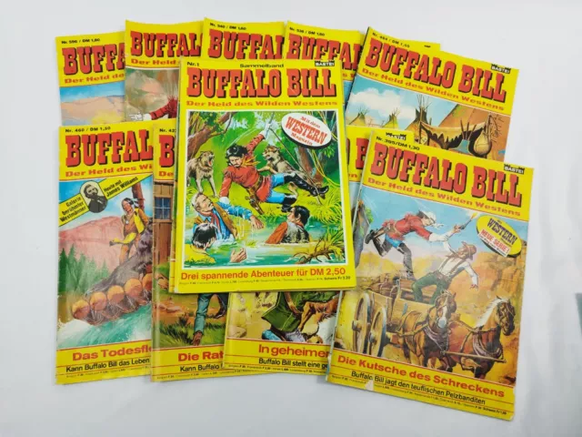 Buffalo Bill Nr 1-596 Bastei Comic Western Comics Sammelband, Lasso-Band, Bastei