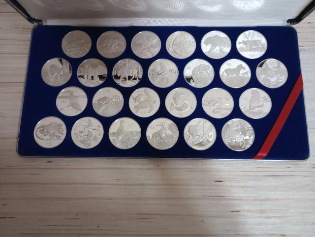 Endangered Wildlife British Virgin Islands Coin Collection complete set