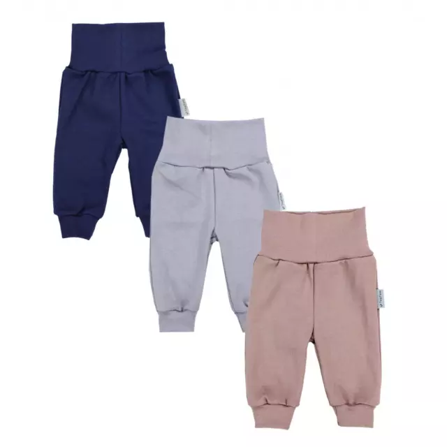 TupTam Baby Jungen Hose Jogginghose mit Breitem Bund 3er Pack