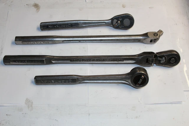 KAIFNT 3/8-Inch Drive Ratchet & Breaker Bar Set - 6-Piece Long Handle Tool Kit With Extensions