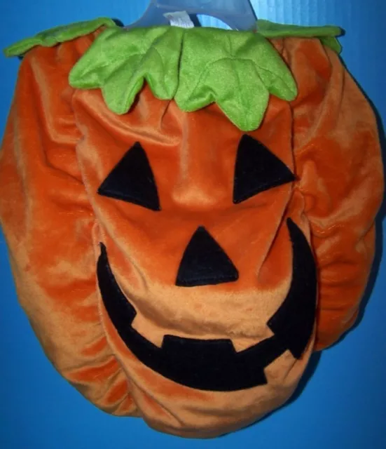 PUMPKIN JACK-O-LANTERN POOCH Canine DOG PET Plush Halloween Costume M MEDIUM