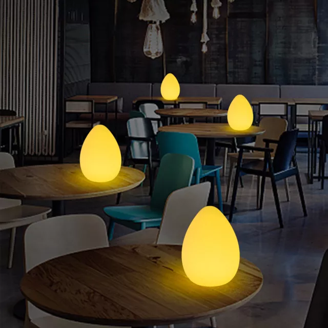 16 Color Changing Night Light Bar Club Table Decor Egg Shaped Lamp Durable USA