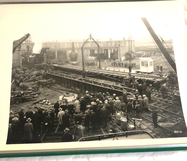 Old Oneonta NY D & H railroad train roundhouse industrial real photographs lot 3