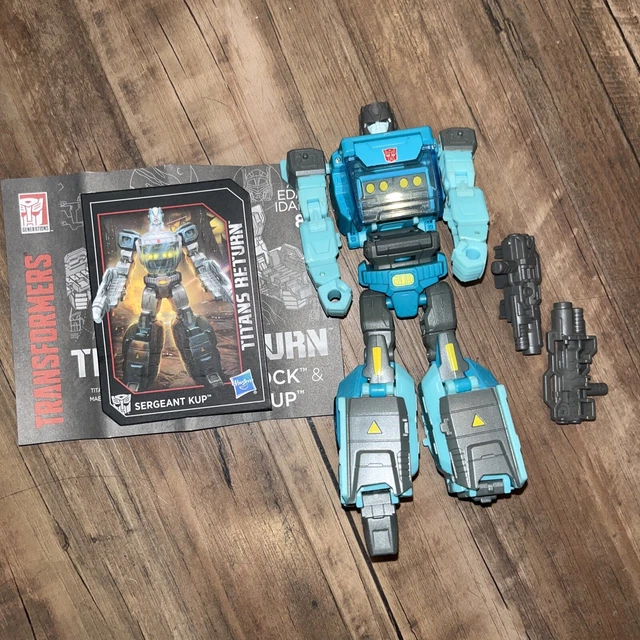 TRANSFORMERS TITANS RETURN Deluxe Kup & Flintlock complete Hasbro 24.