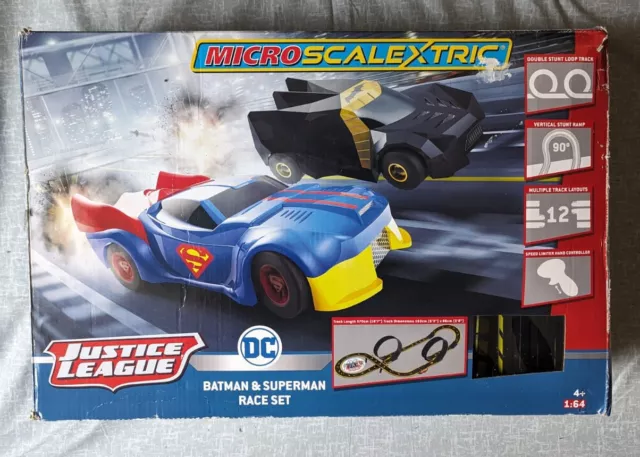  Scalextric DC Comics Batman's Batmobile 1:32 Limited Edition  Slot Race Car C4140 Black, Grey : Toys & Games