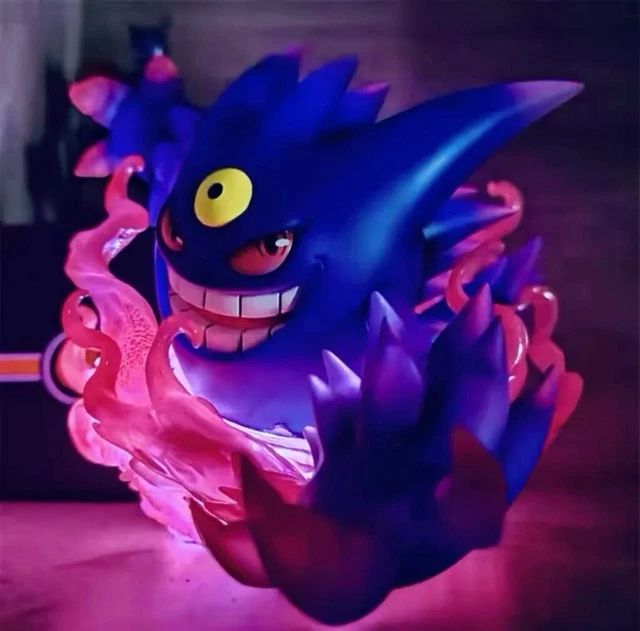Figurine Pokémon Ectoplasma (Gengar) Sous Cloche – Décoration Faite Main, 2023