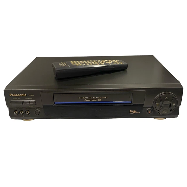 PANASONIC PV9661 OMNIVISION 4 Head HiFi Stereo VCR VHS w/ Universal