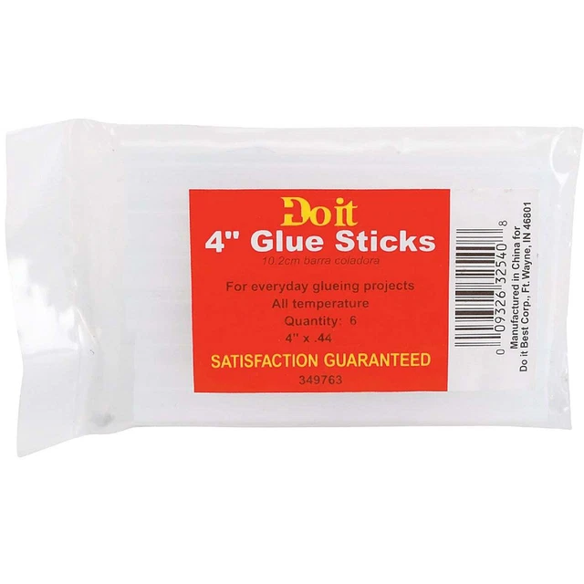 Do it 4 In. Standard Clear Hot Melt Glue (6-Pack) 349763 SIM Supply, Inc. 349763
