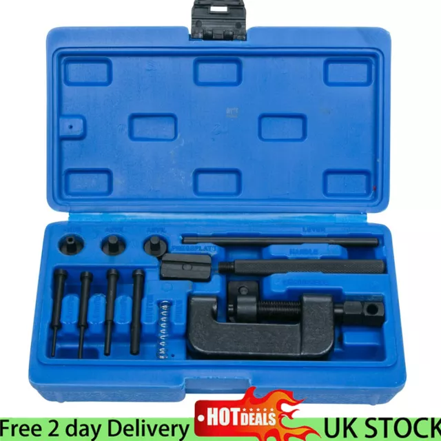 Bluespot Motorbike Bike Chain Breaker Splitter Link Riveter Riveting Tool Set