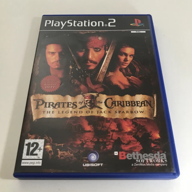 PIRATES OF THE Caribbean Legend Of Jack Sparrow PS2 Video Game & Manual