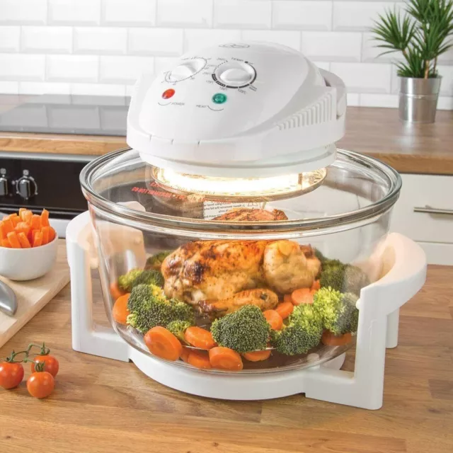 Halogen Oven 12 Litre 1300W Convection Cooker Air Fryer Multi Function 12L