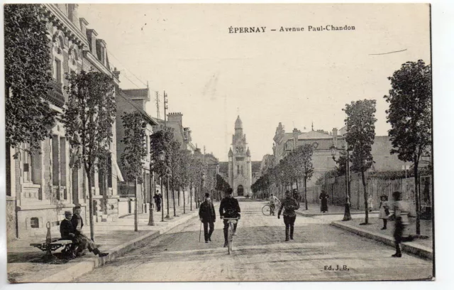 EPERNAY - Marne - CPA 51 - les rues - l' Avenue Paul Chandon 1
