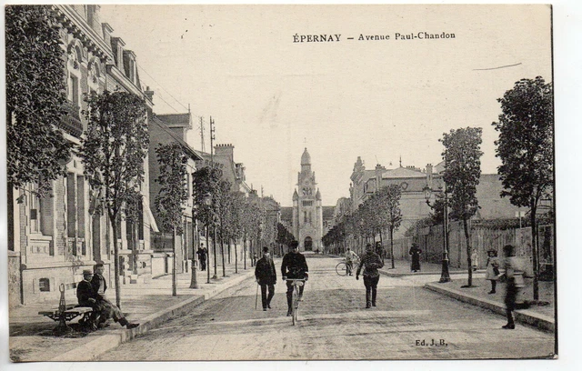 EPERNAY - Marne - CPA 51 - the streets - Paul Chandon 1 Avenue