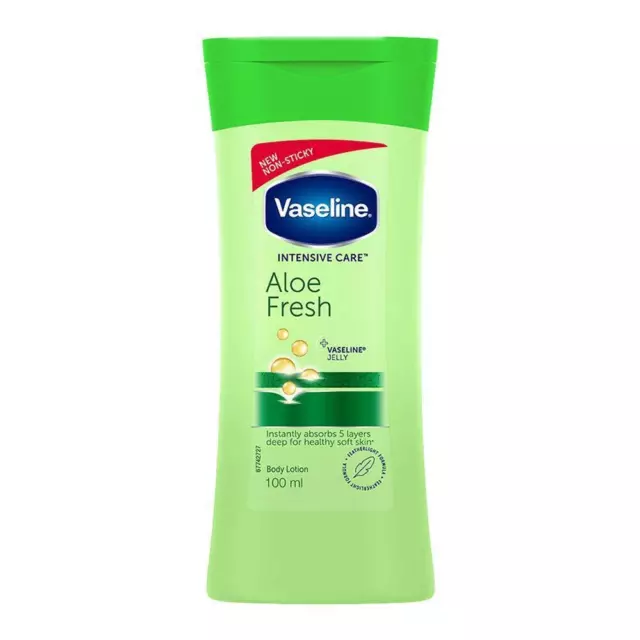 Vaseline Intensive Care Lotion apaisante à l'aloe vera 100 ml Restaure la...