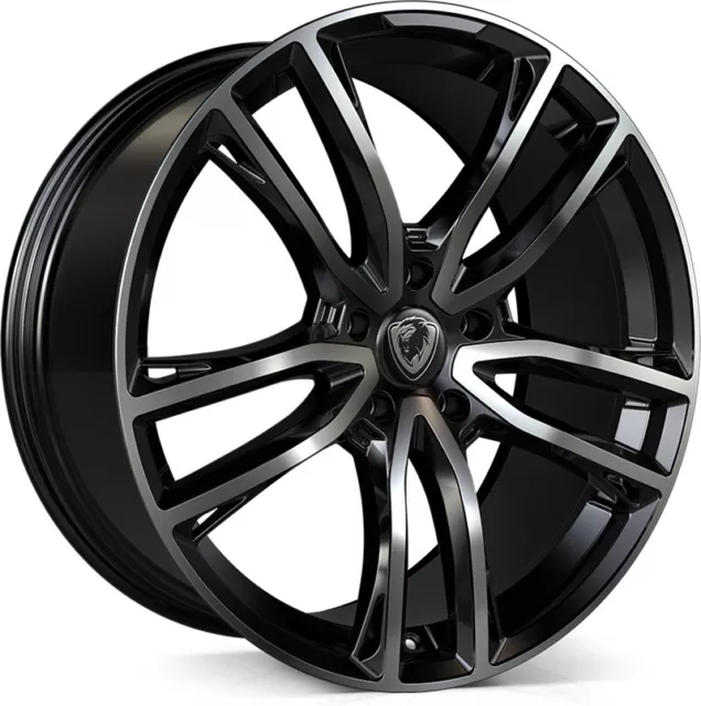 Alloy Wheels 22" Cades Helious Black Pol For Merc GLS-Class [X167] 19-22