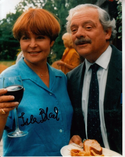 ISLA BLAIR hand-signed A TOUCH OF FROST 8x10 w/ uacc rd coa DAVID JASON CLOSEUP