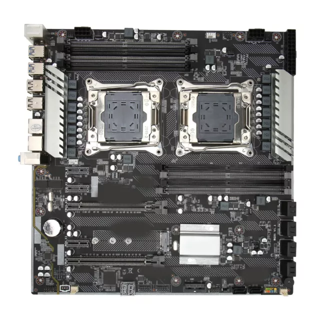 X99 DUAL F2 8 DDR4 Motherboard Support LGA2011 V3 V4 10 SATA3.0 M.2 NVME Int SNT