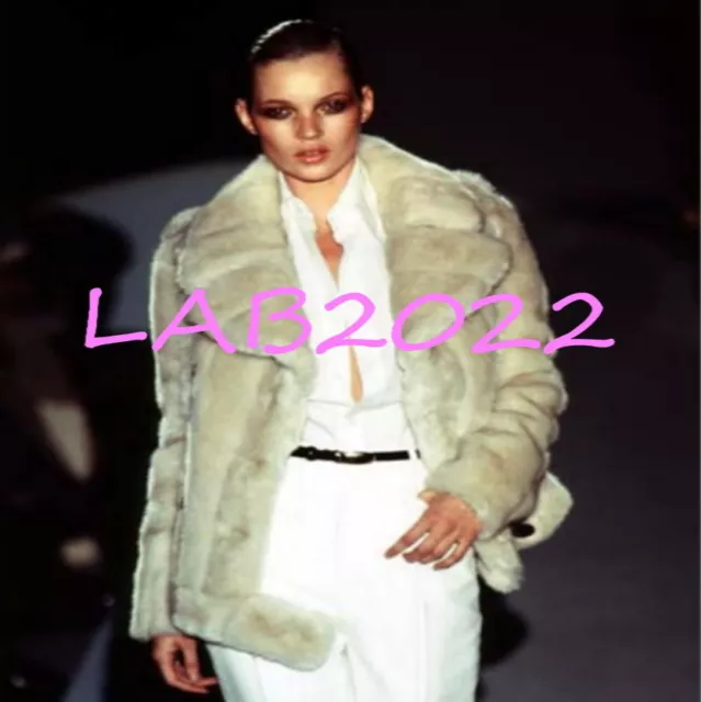 Gucci Fall 1996 Runway Faux Fur Coat