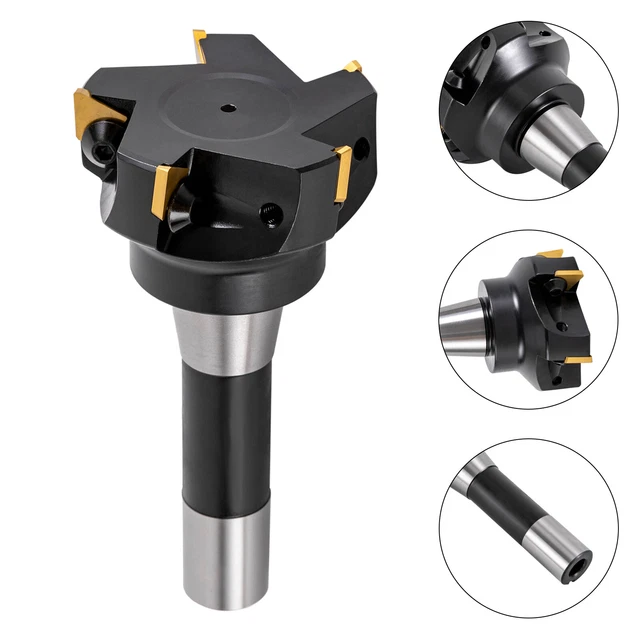 Alloy Steel Indexable End Mill 3in Cutting Diameter R8 Shank End Milling Cutters
