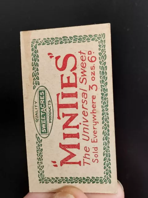 CRICKET: Sweetacres 1926 MINTIES cricketers - Clarrie Grimmett Australia EXC 2