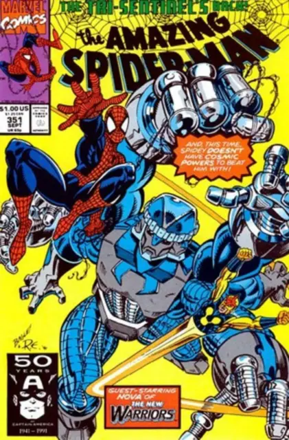 Amazing Spider-Man #351 Sept 1991 Marvel Spiderman Comic Book (VFNM or Better)