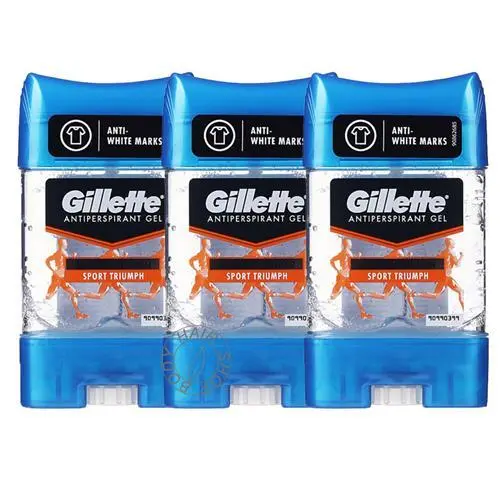 Gillette Gel Desodorante Deporte Triumph Antitranspirante Fresco Aroma Pack De 3