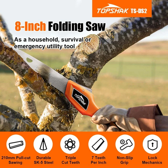 210mm Profi Handsäge Klappsäge Ast Baumsäge Outdoor Klapp Camping Holz Säge