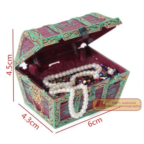 Treasure Box Sea-Treasure decor Aquarium Fish Tank landscape ornaments Decoratio
