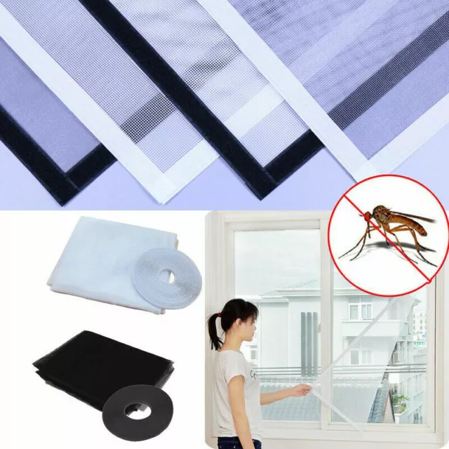 Rejilla para moscas protección contra mosquitos protección contra insectos para ventanas incl. cinta de fijación