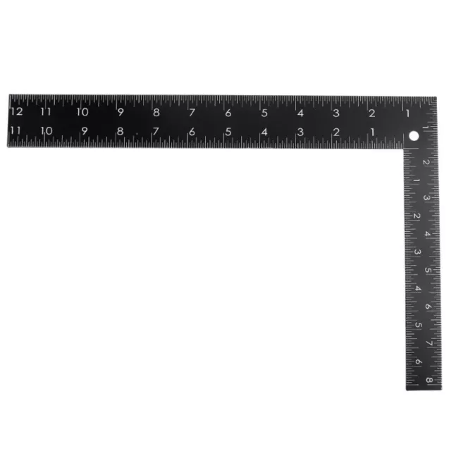 Mini 10x15cm Measuring Ruler Stainless Steel Square For Student Carpenter  (2)