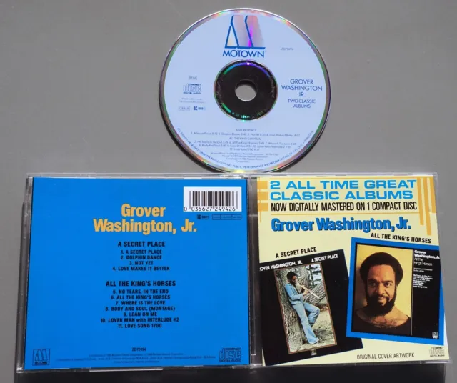 GROVER WASHINGTON, Jr.: CD "A SECRET PLACE/ALL THE KING'S HORSES" Motown ZD72494