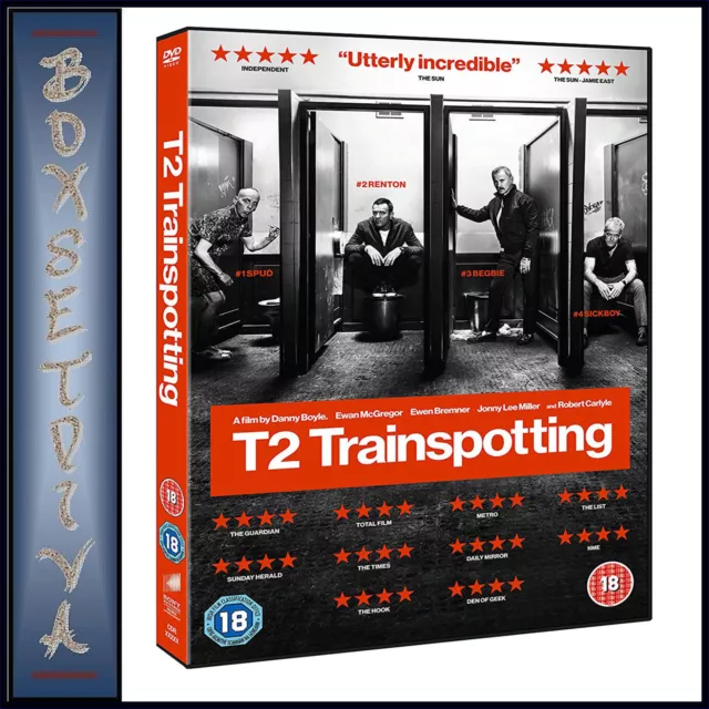 T2 TRAINSPOTTING -  Ewen Bremner & Robert Carlyle   *** BRAND NEW DVD***