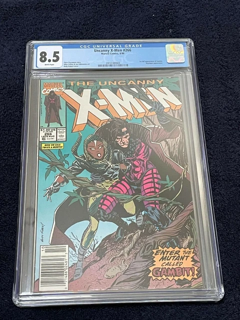 The Uncanny X-Men # 266 ✨Graded 8.5 white pages by CGC 1st Gambit! Marvel Comics