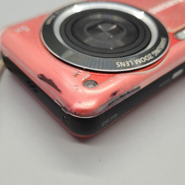 Samsung ES75 14,2 megapixel fotocamera digitale compatta testata in rosso 20