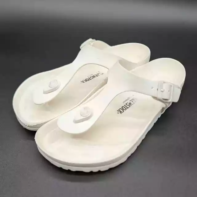 Birkenstock (Womens Size US 7 EU 38) Eva Gizeh White Thong Slip-On Strap Sandals