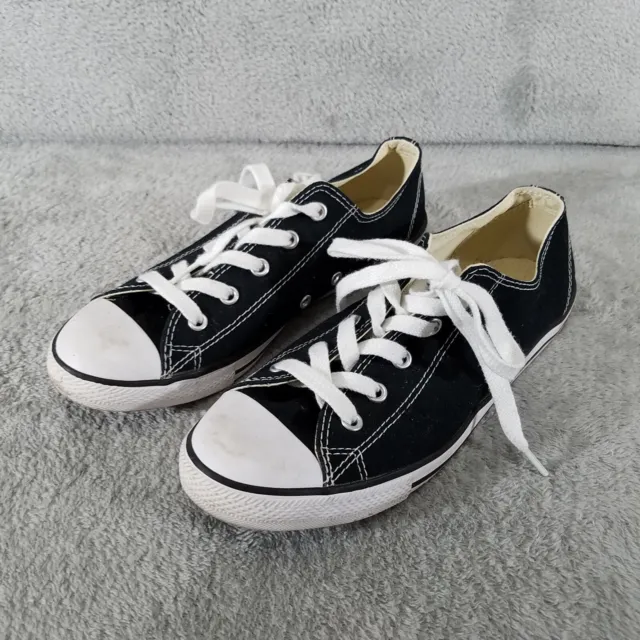 Converse Shoes Womens 8.5 Black White Chuck Taylor All Star Low Top Sneakers