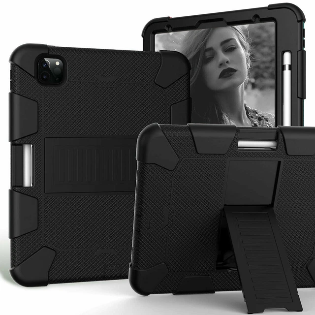 For Apple iPad Pro 11 inch 2020/2018 Heavy duty Hybrid  Case Pen Holder Cover