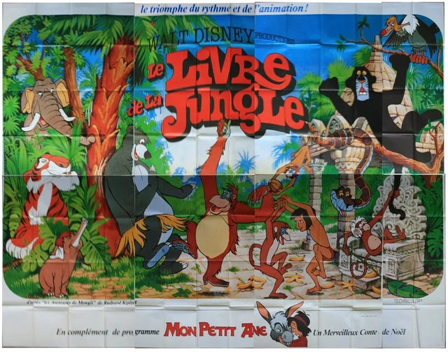 LE LIVRE DE LA JUNGLE Jungle Book Affiche Cinéma GEANTE / WIDE Poster