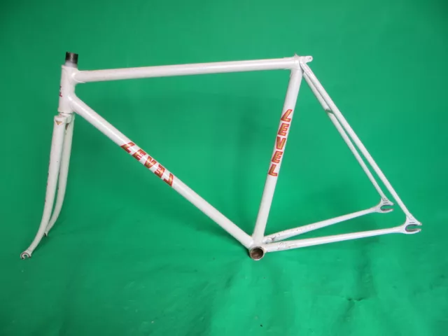 Level White NJS Approved Keirin Frame Set Track Bike Fixed Gear 50.5cm